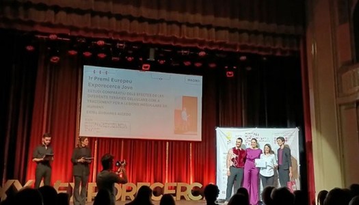 Estel Gubianes: 1r Premi Europeu de l'Exporecerca Jove Estel Gubianes: 1r Premi Europeu de l'Exporecerca Jove